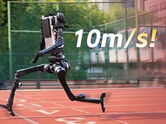 Unitrees humanoida H1 nådde en topphastighet på 10,1 m/s i en sprint, men låg ändå klart efter Usain Bolt på den totala 100-meterstiden.