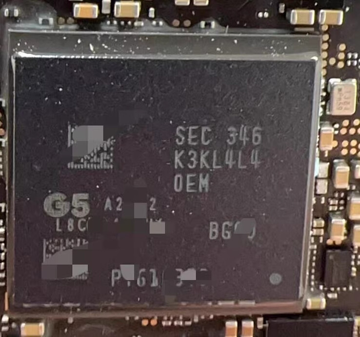 En närbild av chipsetet Tensor G5 (Bildkälla: Goofish)