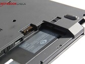 Det externa batterifacket på Lenovo ThinkPad T480.
