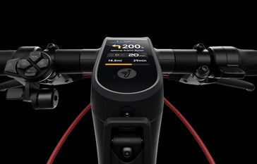 Elskotern Segway Max G3 Plus är utrustad med en färgskärm för navigering.
