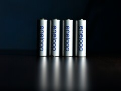 En bild som visar fyra AA-battericeller