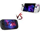 Legion Go 2 och MSI Claw A8 på officiella bilder. (Bildkälla: Lenovo &amp; MSI - redigerad)