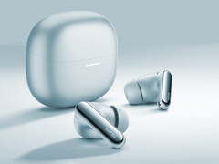 Redmi Buds 8 Pro i en av de tre färgerna vid den globala lanseringen.