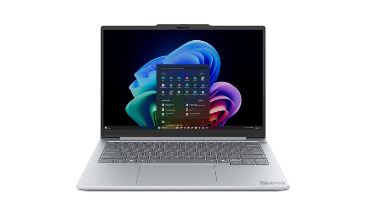 ThinkBook 14 Gen 9 Q8Y levereras med en IPS-skärm på 400 nit, 60 Hz och 1200p, med valfritt stöd för pekskärm.