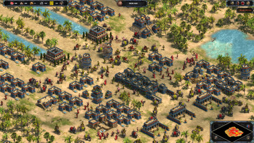 På bilden: En skärmdump från ett spel från Age of Empires: Definitive Edition.