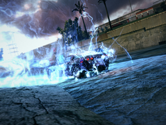 En skärmdump från Blur i spelet.