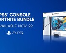 PS5-konsolen Fortnite Flowering Chaos Bundle har kosmetika som kommer att vara exklusivt för PlayStation i ett år. (Bildkälla: PlayStation)