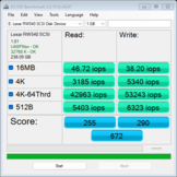 Sandisk Express: IOPS-värden