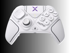 Victrix Pro BFG Reloaded handkontroll visas i vitt med fight pad-modul (Bildkälla: Turtle Beach PR)