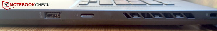 Just det: USB-A 3.2 Gen2, microSD-kortläsare, Kensingtonlås