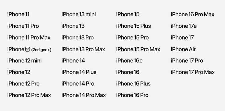 iOS 27 körs på alla iPhones som var kompatibla med iOS 26.