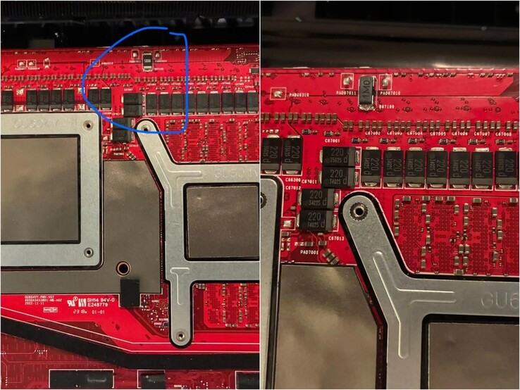 Före (vänster) och efter (höger) shuntmodifieringen. (Bildkälla: thatavidreadertrue på Reddit)