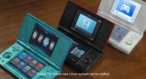 Anbernic RG DS' Linux OS har tre teman.