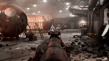 Bild: En skärmdump från spelet Atomic Heart.