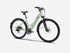 Decathlons Almond Green Rockrider E-ACTV 100 elcykel