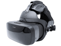 På bilden: OpenBCI:s headset Galea Biosensing (Bildkälla: OpenBCI)