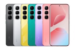 Infinix Hot 60 Pro+ kommer i färgerna coral tides, misty violet, cyber green, sonic yellow, titanium silver och sleek black (Bildkälla: Infinix)