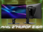 MAG 274UPDF E16M innehåller också en USB Type-C-port som ger DisplayPort Alt Mode och 15 W Power Delivery. (Bildkälla: MSI)