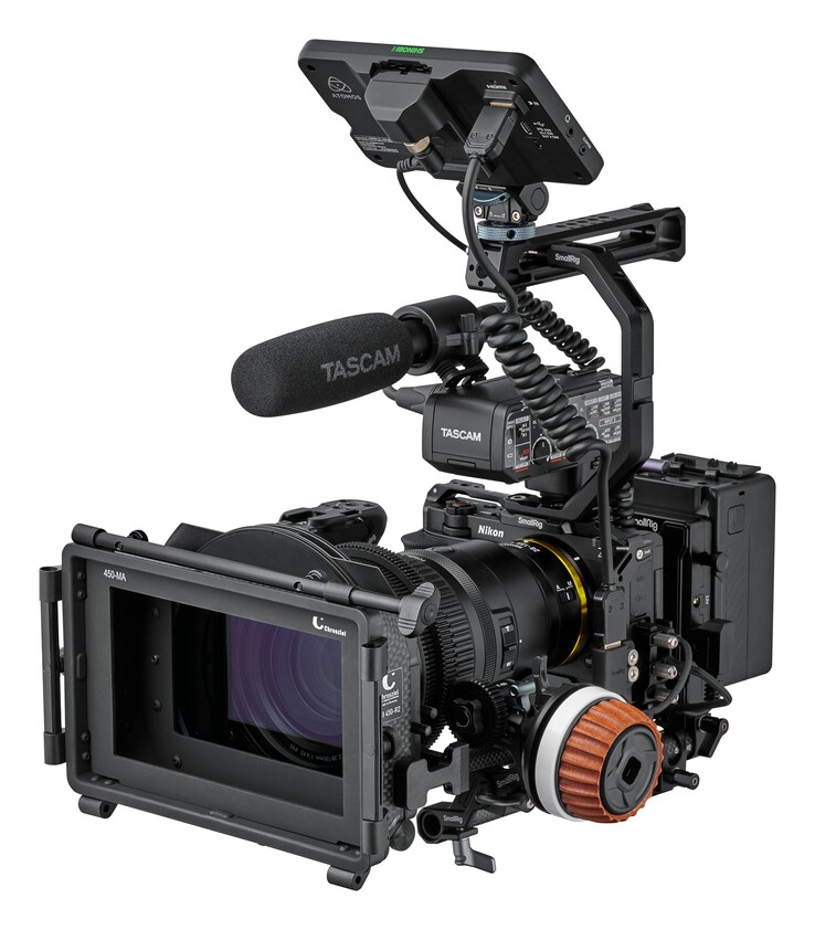Nikon ZR biografkamera kan utrustas fullt ut för att användas på filminspelningar av professionella filmskapare. (Bildkälla: Nikon)