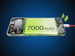 OnePlus Nord CE6 Lite har ett batteri på 7 000 mAh.