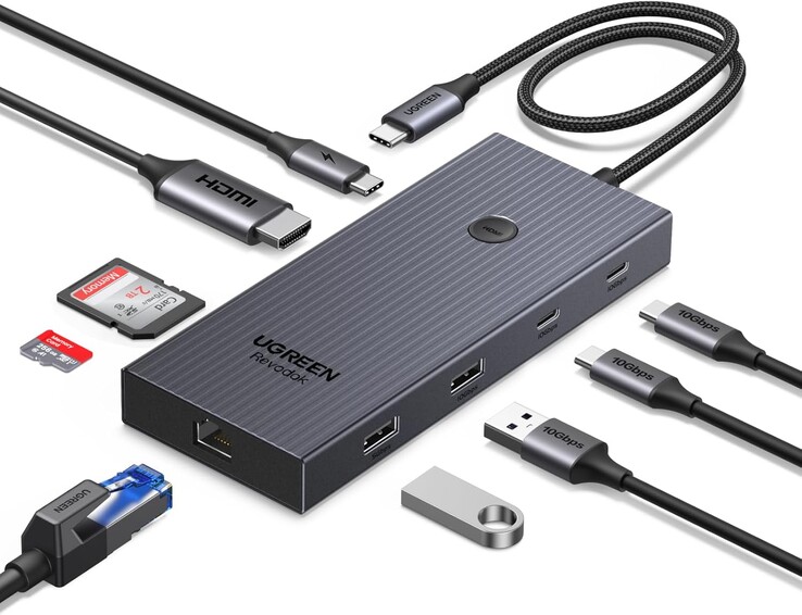 Den nya Ugreen Revodok Pro 109 USB-C-hubben. (Bildkälla: Ugreen)