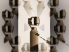 DJI:s nya Osmo Pocket 4 som visas i den senaste teaservideon som publicerades på X.