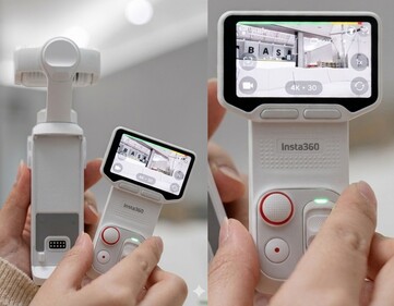 Den vita Insta360 Luna Ultra.