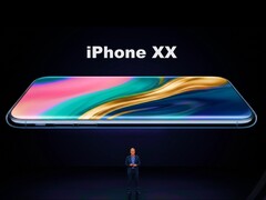 AI-genererad iPhone 20/XX-designrendering.