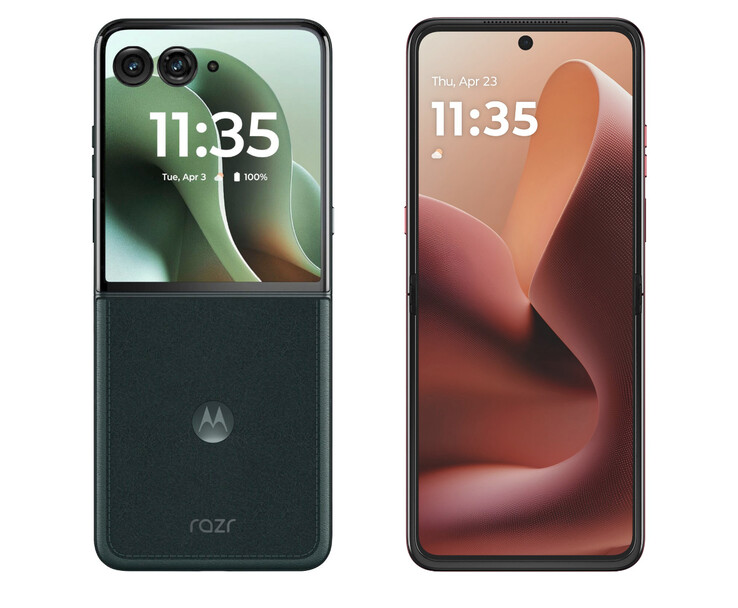 Läckta Razr 60 Ultra-bilder visar olika datum, varav ingen av dem kommer att inträffa 2025. (Bildkälla: via Evan Blass &amp; Roland Quandt)