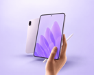 Oppo Pad Mini Matte Display Edition visas framifrån och bakifrån med en pekpenna