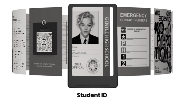 Boardingpass kan också visas upp. (Bildkälla: Xteink)