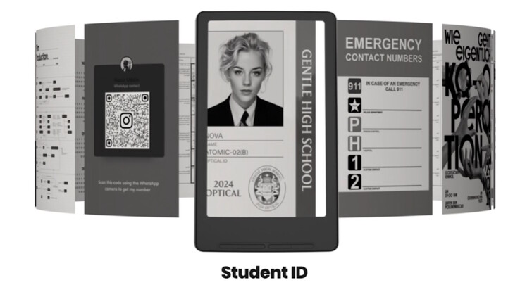 Boardingpass kan också visas upp. (Bildkälla: Xteink)