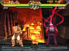 En skärmdump av Capcom vs. SNK 2 (bildkälla: The Fighters Generation)