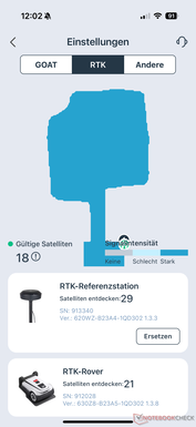 RTK-inställningar