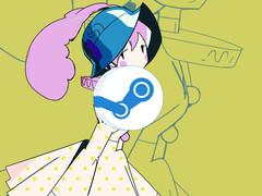 Magellania kommer att vara gratis till och med den 09 februari 2026. På bilden: ett konstverk från spelet med Steam-logotypen ovanpå (redigerad).