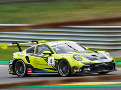 En racerbil, inspelad 2022.