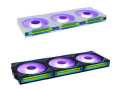 Lian Li UNI Fan SL-INF Wireless finns i två färgalternativ, som båda har infinity mirror-design. (Bildkälla: Lian Li)