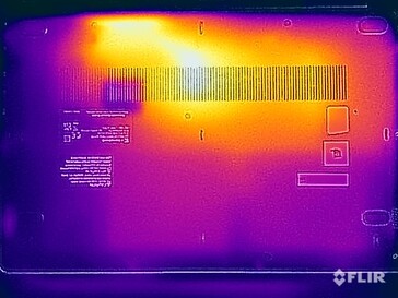 Belastningsprovning av yttemperaturen (undersidan)