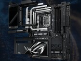 En rendering av moderkortet ASUS ROG Maximus Z890 Extreme