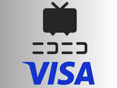 Niconicos videodelningssajt och Visas logotyper (Bildkälla: Niconico, Visa)
