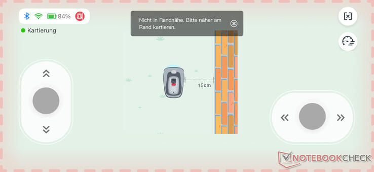Manuell kartläggning är enkel, men kräver en tydligt synlig gräsmatteskant
