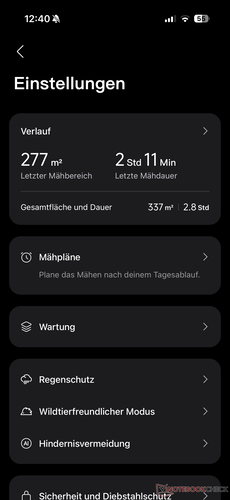 Inställningsmeny