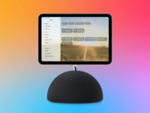 Apple's ryktade smarthome-hubb (en rendering av vilken finns på bilden) kommer tydligen att försenas till 3Q2025. (Bildkälla: 9to5Mac)