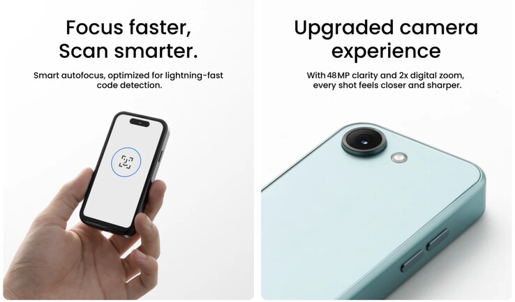 Den 4-tums Bluefox NX1-smarttelefonen har en 48 MP bakre kamera. (Bildkälla: Bluefox)