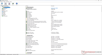 Sammanfattning av Intel Core i5-13500HX HWInfo