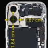 Storleken på huvudkameramodulen på iPhone 17