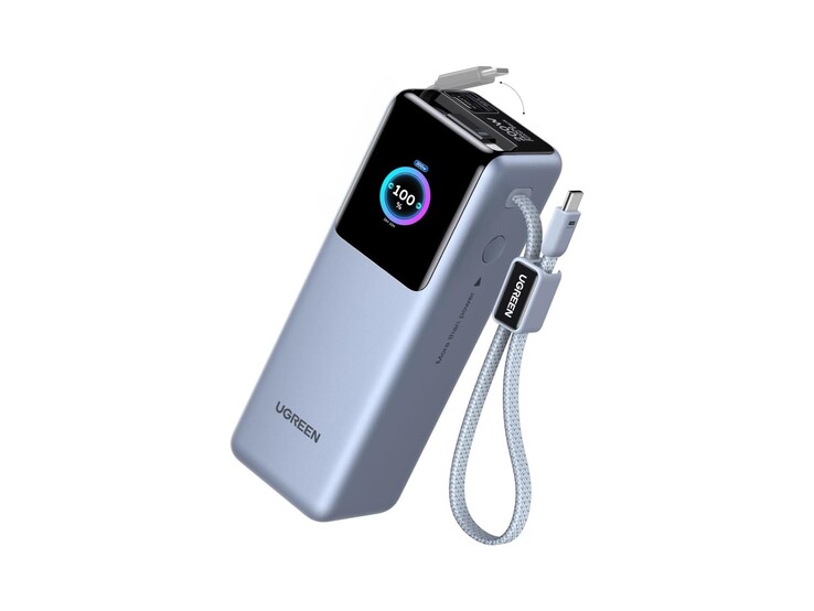 Ny grön powerbank med display