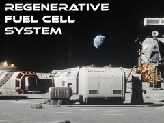 Honda kommer att testa sitt vattenelektrolyssystem, en nyckelkomponent i sitt energigenererande lunarbränslecellssystem, på ISS. (Bildkälla: Honda)