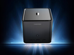 Thunderobot AI Mini Workstation med 128 GB RAM kostar 3 975 dollar i Kina. På bilden: en kampanjbild med en rendering av minidatorn.