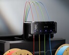 Canvas-systemet installerat på 3D-skrivaren Centauri Carbon.